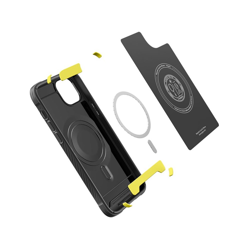 Spigen-Rugged-Armor-Mag-kryt-iPhone-14-cerny