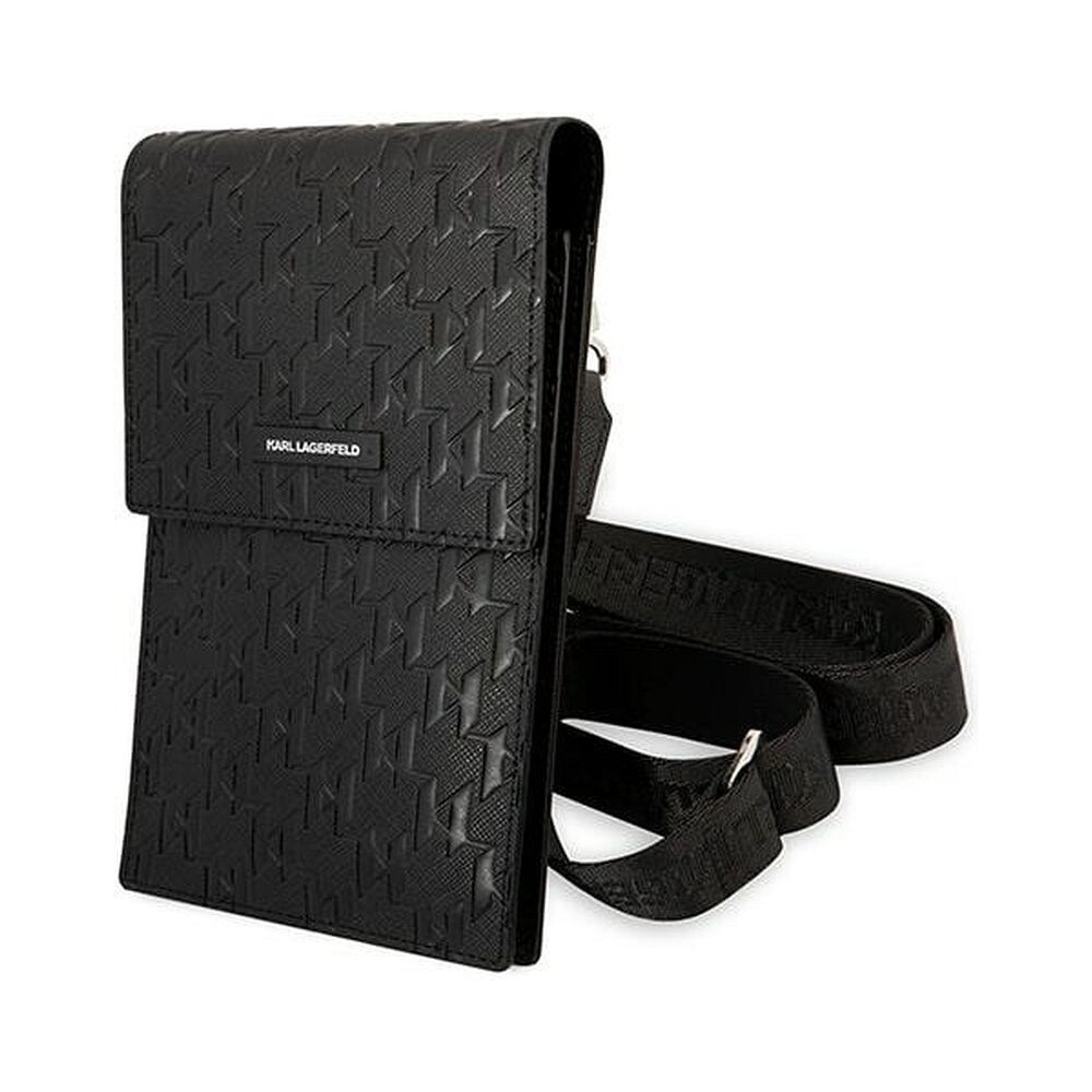 Karl-Lagerfeld-Monogram-Wallet-Bag-pouzdro-cerne