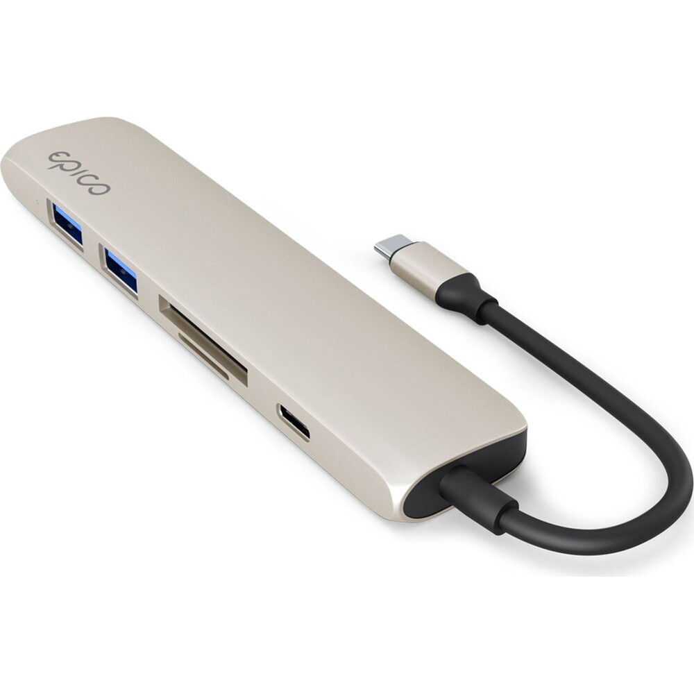 iWant-by-Epico-6v1-hlinikovy-hub-8K-s-USB-C-hvezdne-bily