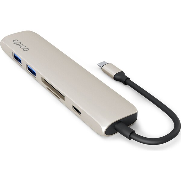 iWant-by-Epico-6v1-hlinikovy-hub-8K-s-USB-C-hvezdne-bily
