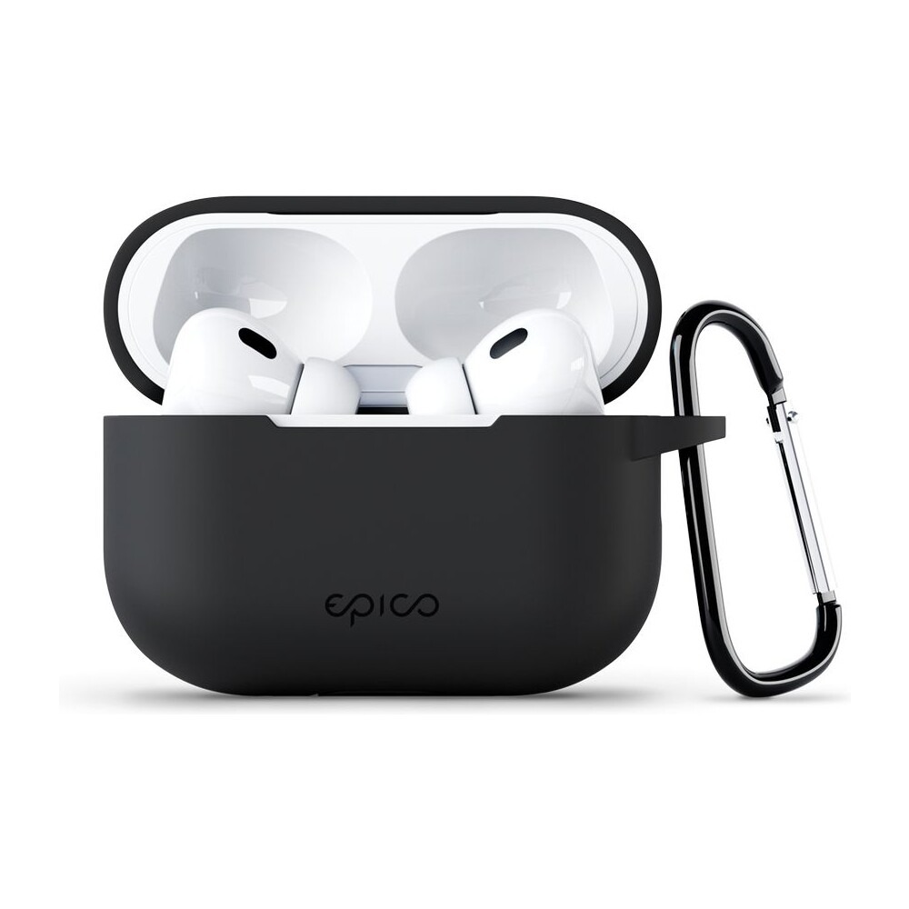 EPICO-silikonove-pouzdro-pro-Airpods-Pro-2022-s-karabinou-cerne