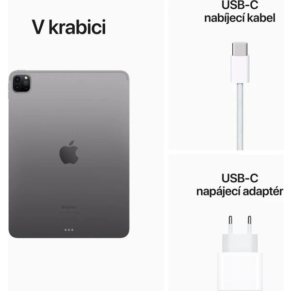 Apple iPad Pro 11" (2022) 256 GB Wi-Fi vesmírně šedý - Tablety - Obrázek TQE5700301