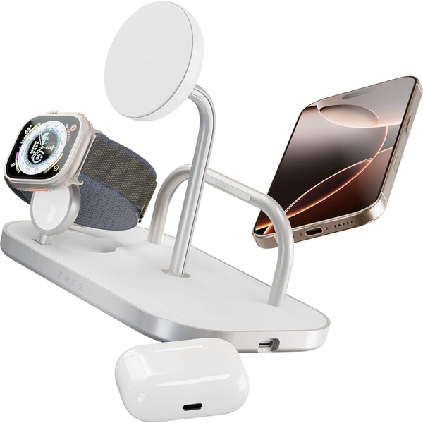 ZENS-4-in-1-MagSafe-Qi2-4v1-nabijeci-stanice-60W-stribrna