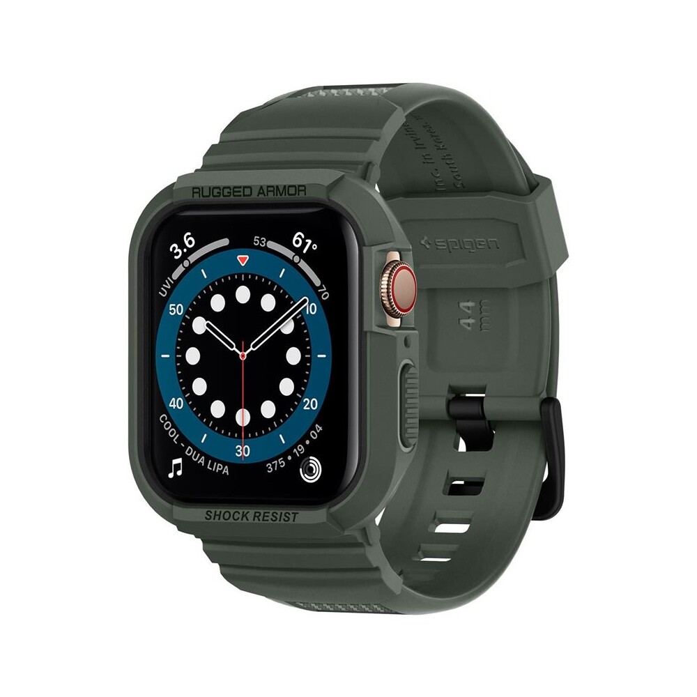 Spigen-Rugged-Armor-Pro-reminek-s-pouzdrem-Apple-Watch-44-45mm-zeleny