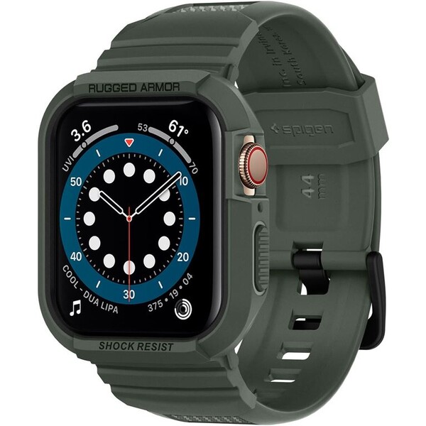 Spigen-Rugged-Armor-Pro-reminek-s-pouzdrem-Apple-Watch-44-45mm-zeleny