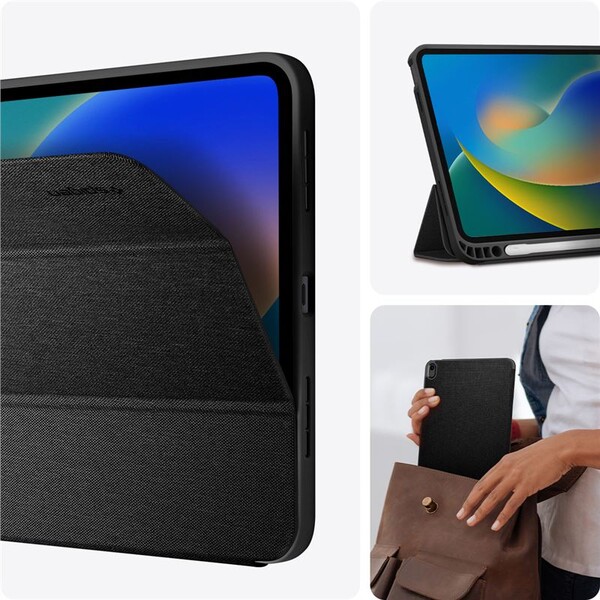 Spigen-Urban-Fit-pouzdro-iPad-10-9-2022-iPad-11-2025-cerne