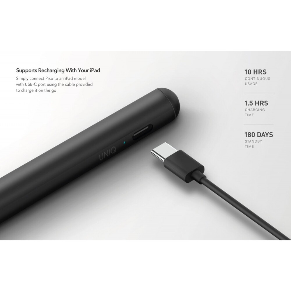 UNIQ-PIXO-magneticky-stylus-pro-iPad-cerny