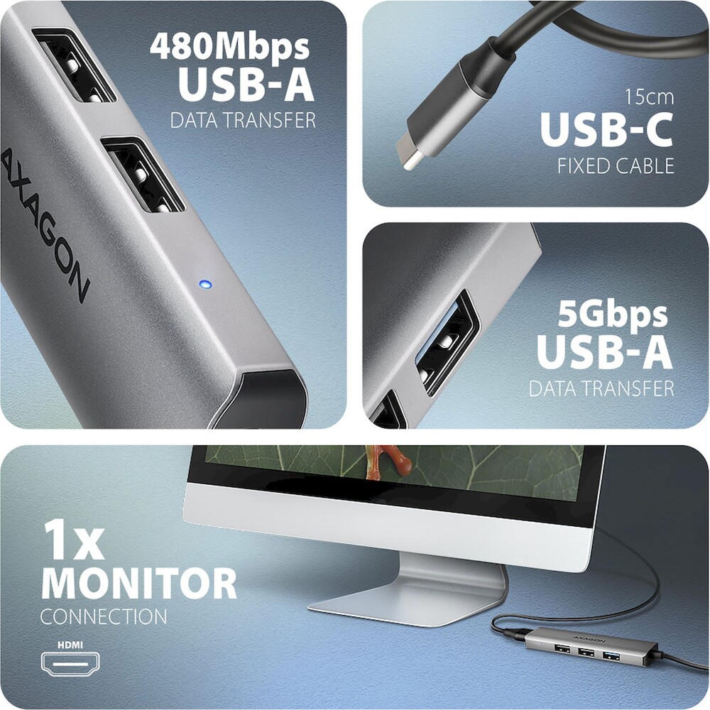 AXAGON-HMC-H3A-4v1-USB-C-hub