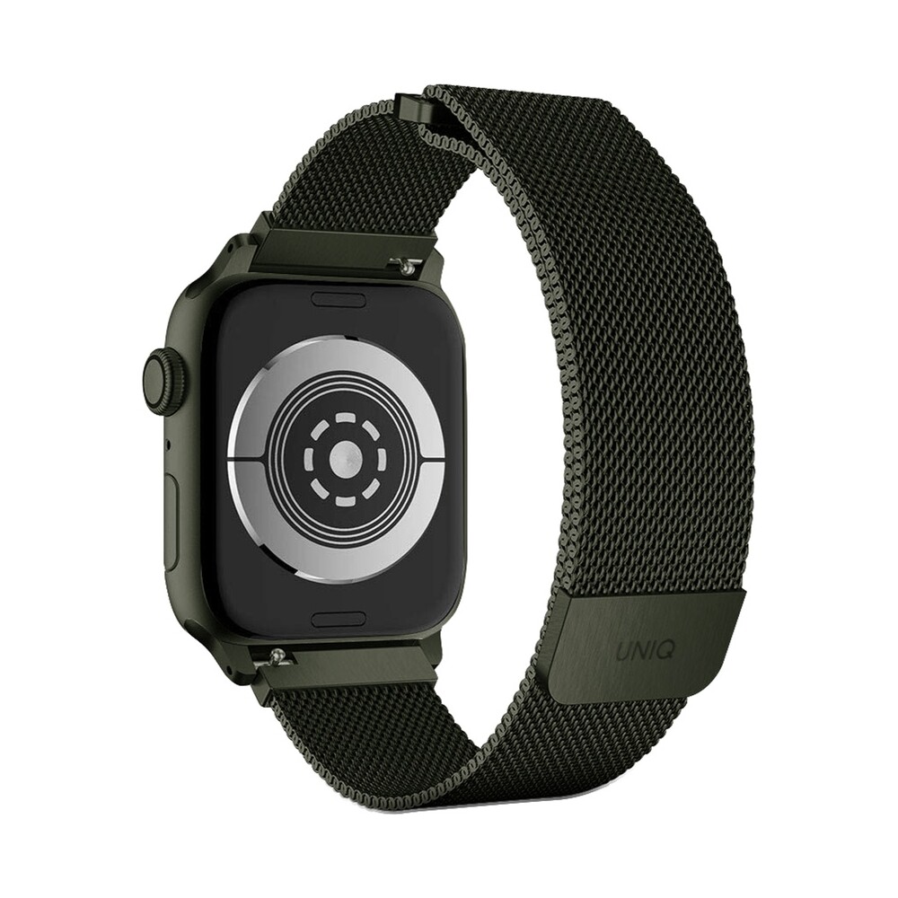 UNIQ-Dante-ocelovy-reminek-Apple-Watch-42-41-40-38mm-Hunter-zeleny