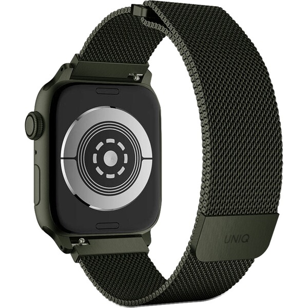 UNIQ-Dante-ocelovy-reminek-Apple-Watch-42-41-40-38mm-Hunter-zeleny