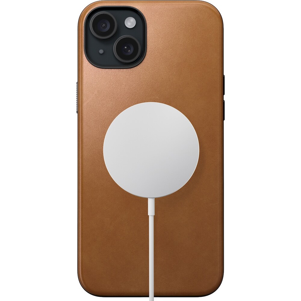 Nomad-Modern-Leather-MagSafe-kryt-iPhone-15-Plus-english-tan
