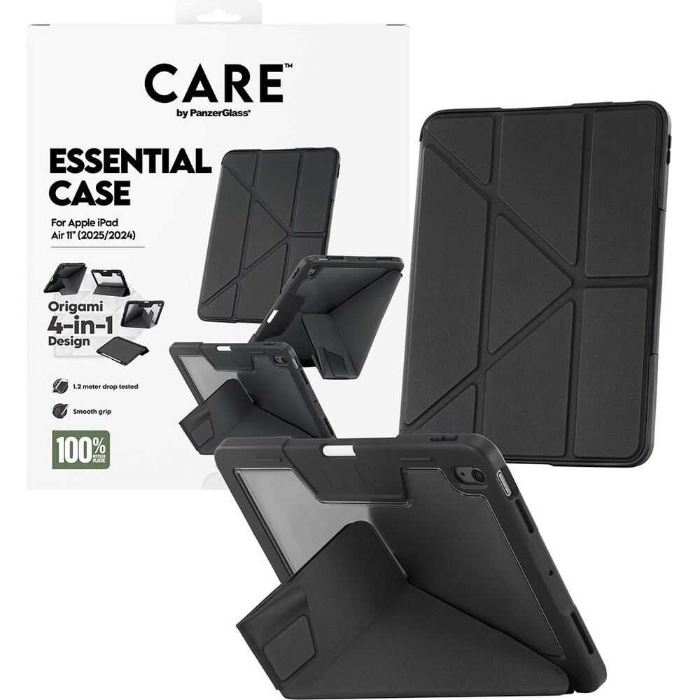 PanzerGlass-CARE-4v1-Essential-pouzdro-Apple-iPad-Air-11-2025-2024-cerne
