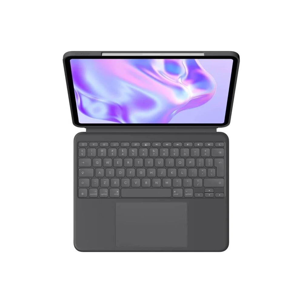 Logitech-Combo-Touch-pouzdro-s-CZ-SK-ANSI-klavesnici-pro-iPad-Pro-13-2025-M5-grafitove