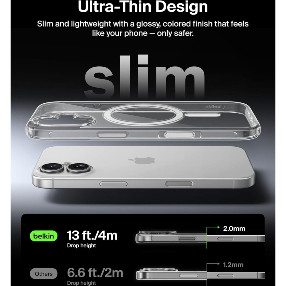 Belkin-SheerForce-MagSafe-kryt-iPhone-17-ciry