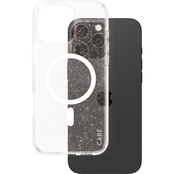 PanzerGlass-CARE-kryt-Apple-iPhone-16-Pro-Max-MagSafe-Star-Lit-trpytivy-bily