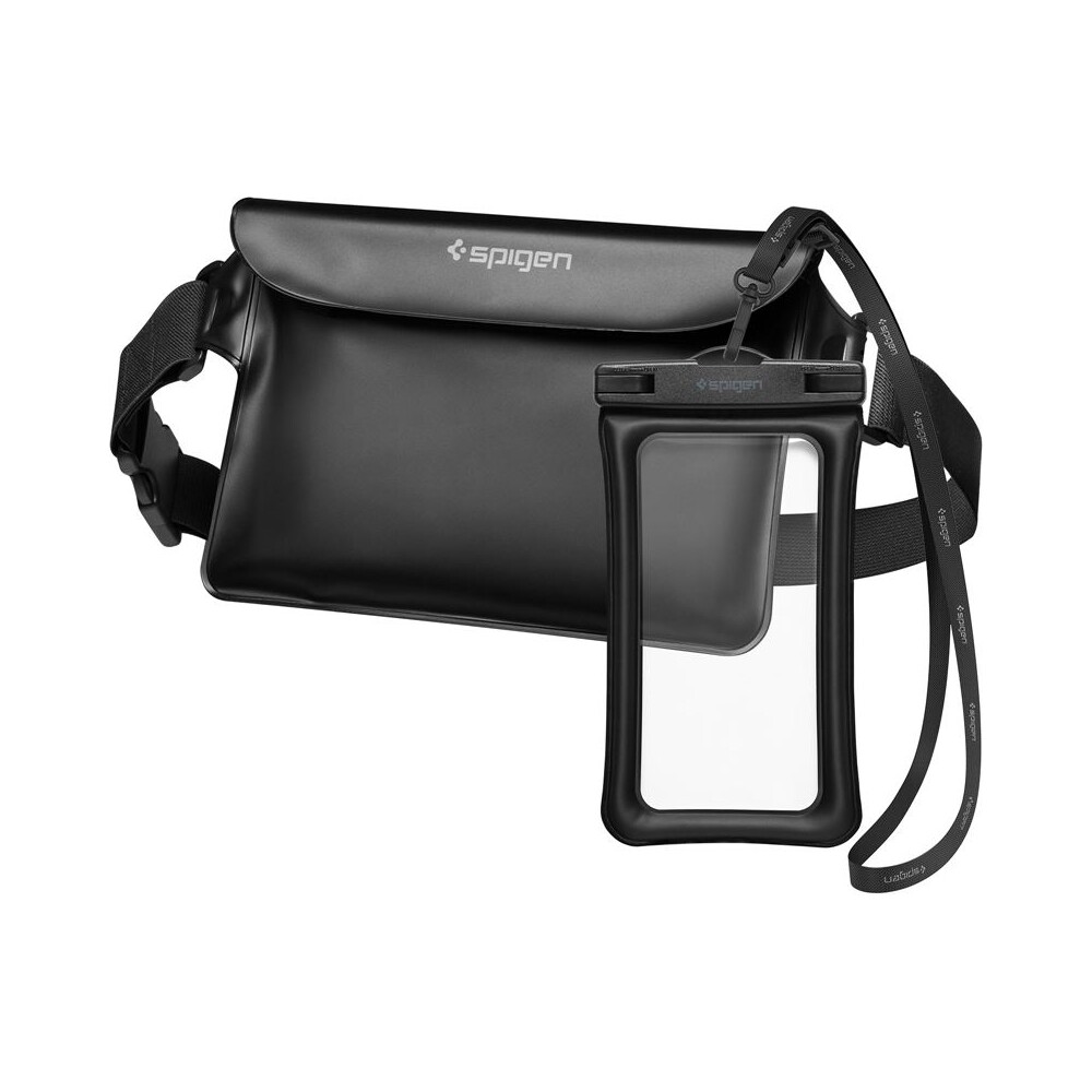 Spigen-Aqua-Shield-Floating-vodeodolne-pouzdro-WaterProof-Waist-Bag-A621-Set-cerny