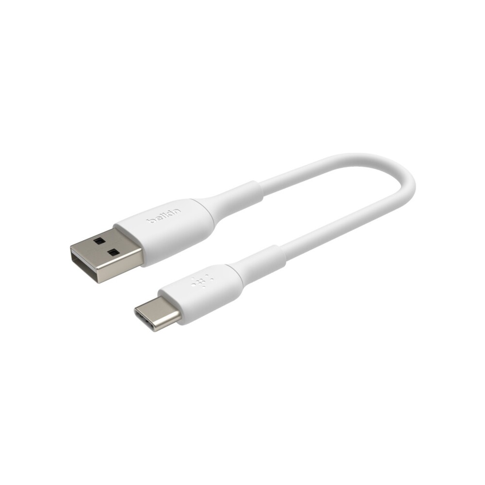 Belkin-BOOST-Charge-USB-C-USB-A-napajeci-kabel-15W-0-15m-bily