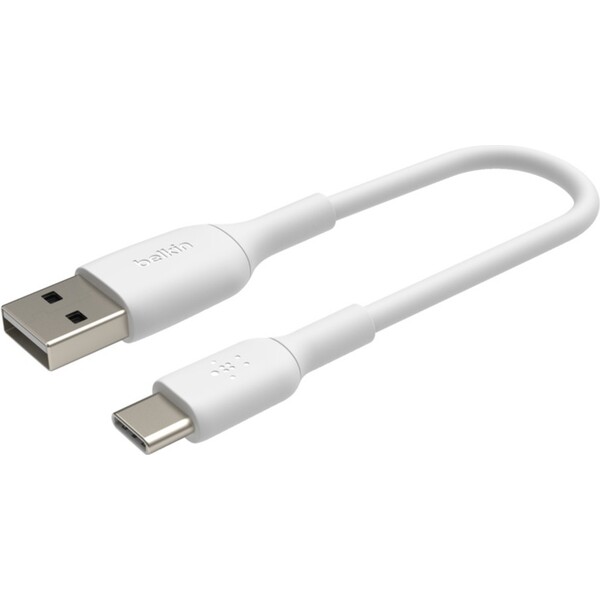 Belkin-BOOST-Charge-USB-C-USB-A-napajeci-kabel-15W-0-15m-bily