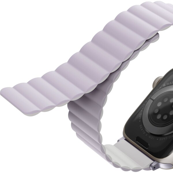 UNIQ-Revix-oboustranny-reminek-pro-Apple-Watch-42-41-40-38mm-Lilac-fialovy-bily-