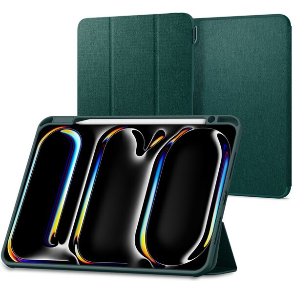 Spigen-Urban-Fit-pouzdro-iPad-Pro-11-2025-pulnocne-zelene