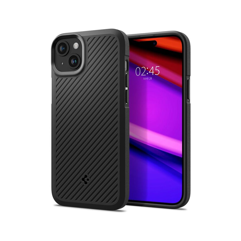 Spigen-Core-Armor-kryt-iPhone-15-matne-cerny