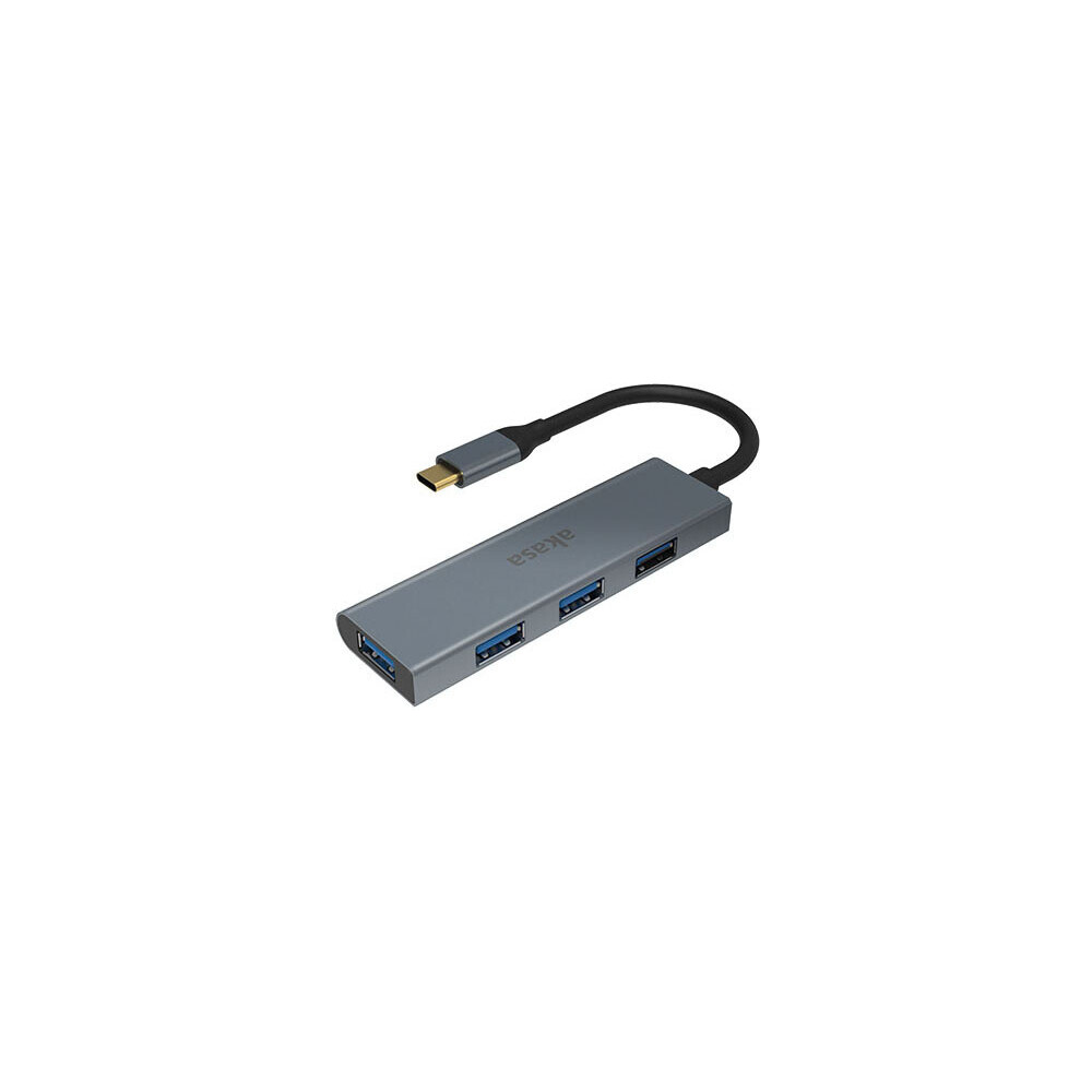 Akasa-hub-USB-Type-C-4x-USB-3-0-18cm