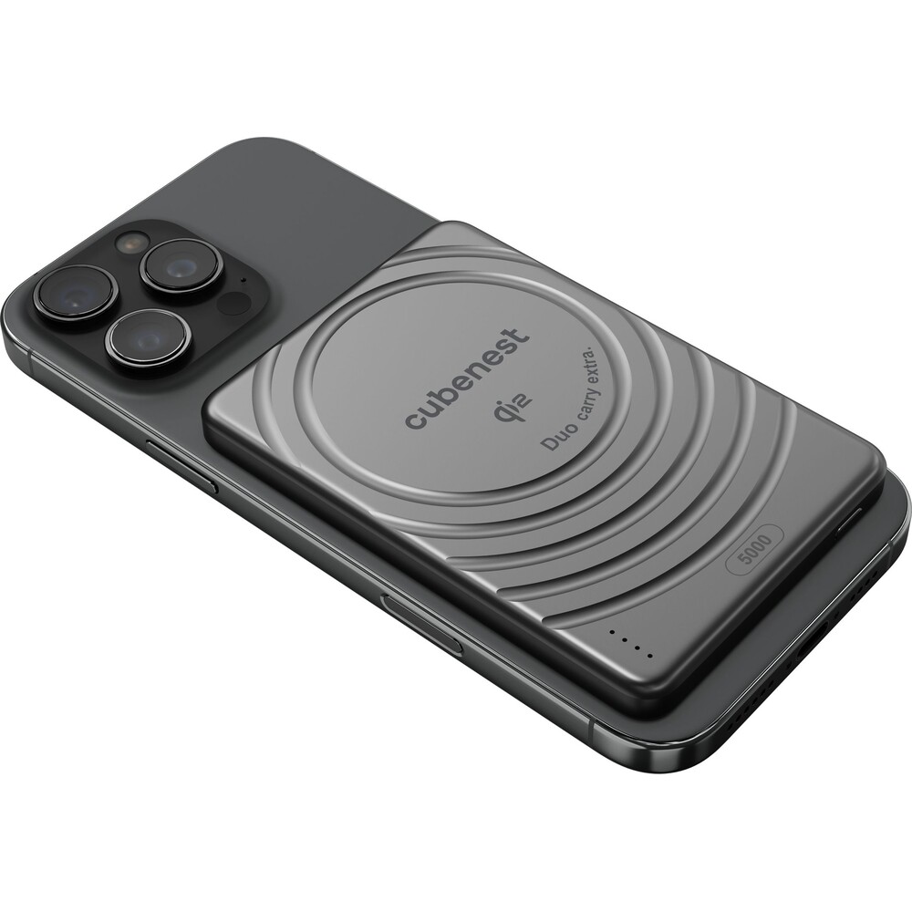 CubeNest-SQ1B3D-SlimDual-Qi2-MagSafe-powerbanka-5000-mAh-cerna