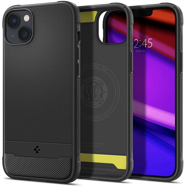 Spigen-Rugged-Armor-Mag-kryt-iPhone-14-cerny