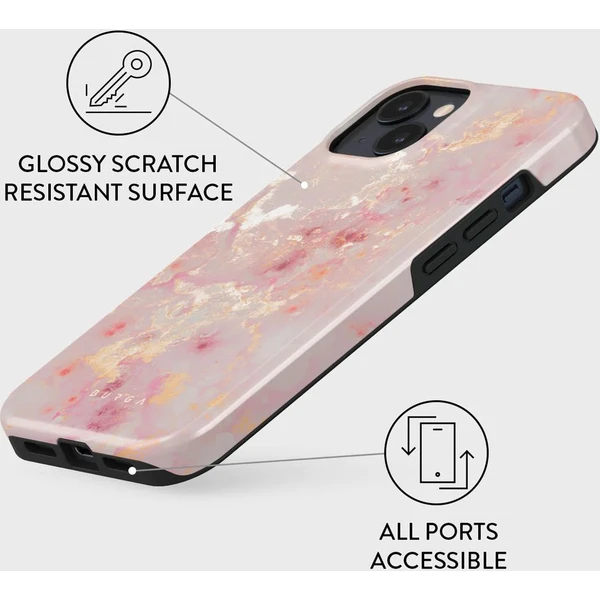 Burga Tough MagSafe kryt iPhone 14 Golden Coral - Pouzdra - Obrázek UJE7G00101