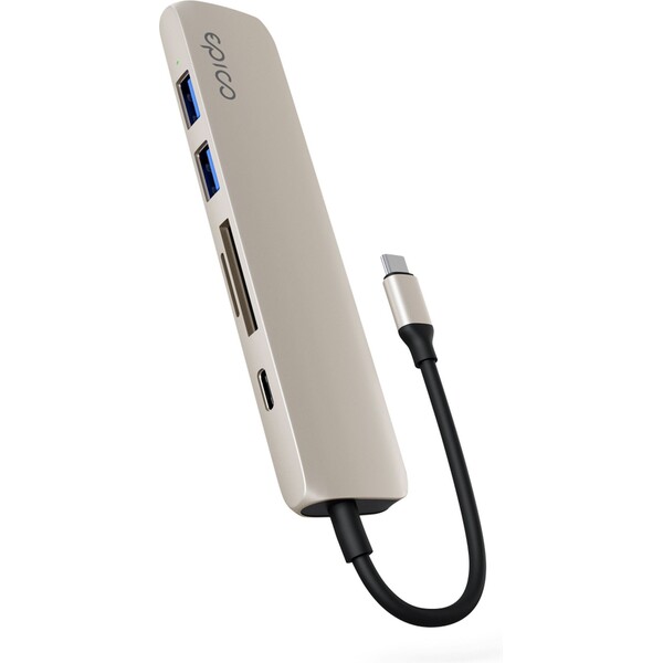 iWant-by-Epico-6v1-hlinikovy-hub-8K-s-USB-C-hvezdne-bily