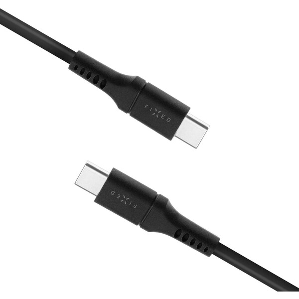 FIXED-Liquid-silicone-USB-C-USB-C-napajeci-kabel-60W-1-2m-cerny