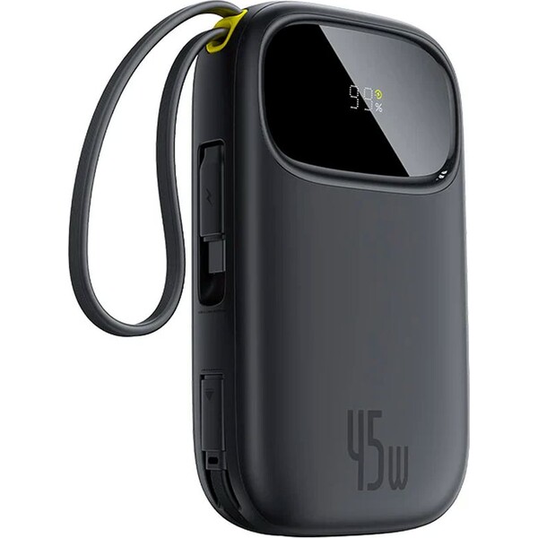 Baseus-EnerFill-FC31-Qpow-3-20000mAh-powerbanka-45W-s-kabelem-USB-C-a-Lightning-cerna
