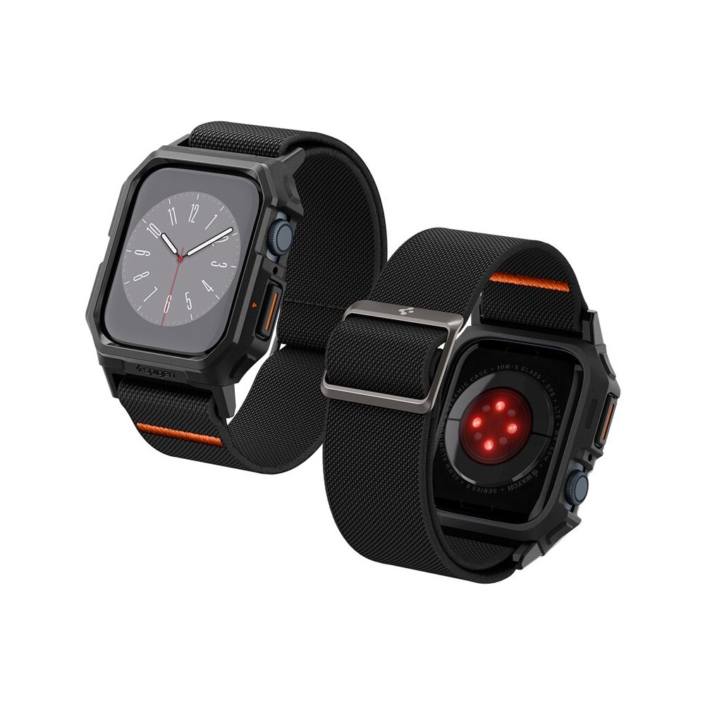 Spigen-Lite-Fit-Pro-reminek-Apple-Watch-45-44mm-matne-cerny