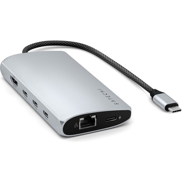 Satechi-USB-C-viceportovy-adapter-8K-s-Ethernet-V3-stribrny