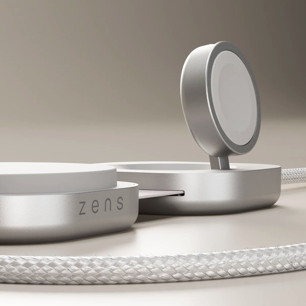 ZENS-USB-C-C-Pro-3-MagSafe-Qi2-3v1-nabijecka-s-USB-C-kabelem-140W-bila