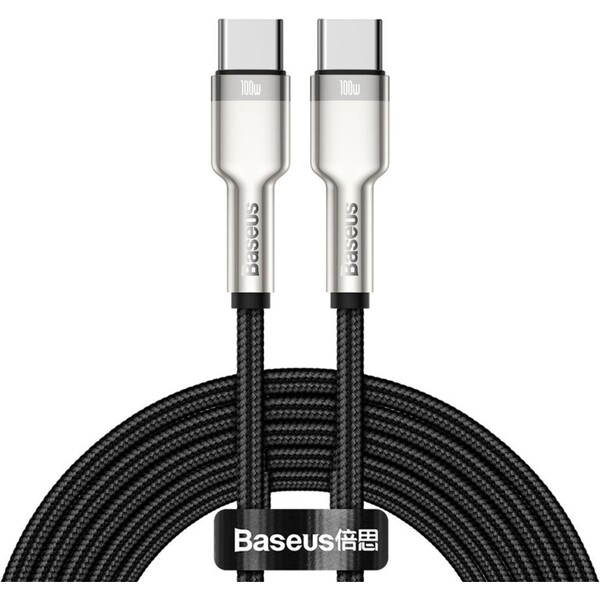 Baseus-Cafule-USB-C-USB-C-napajeci-kabel-100W-2m-cerny