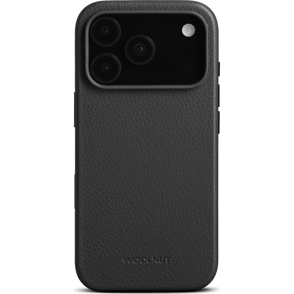 Woolnut-MagSafe-kozeny-kryt-iPhone-17-Pro-cerny