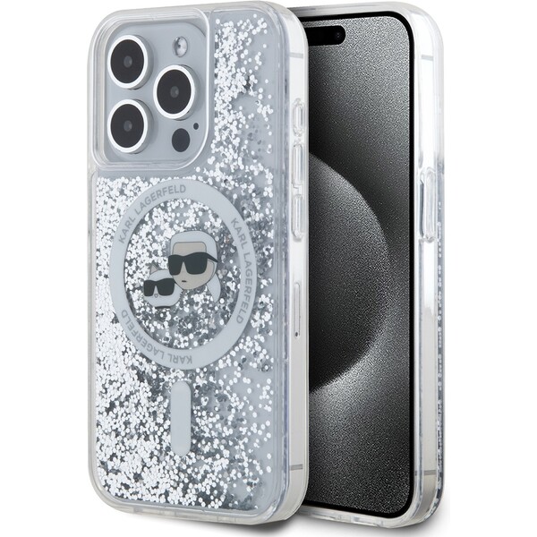 Karl-Lagerfeld-Liquid-Glitter-Karl-and-Choupette-Heads-MagSafe-zadni-kryt-pro-iPhone-15-Pro-Max-ciry
