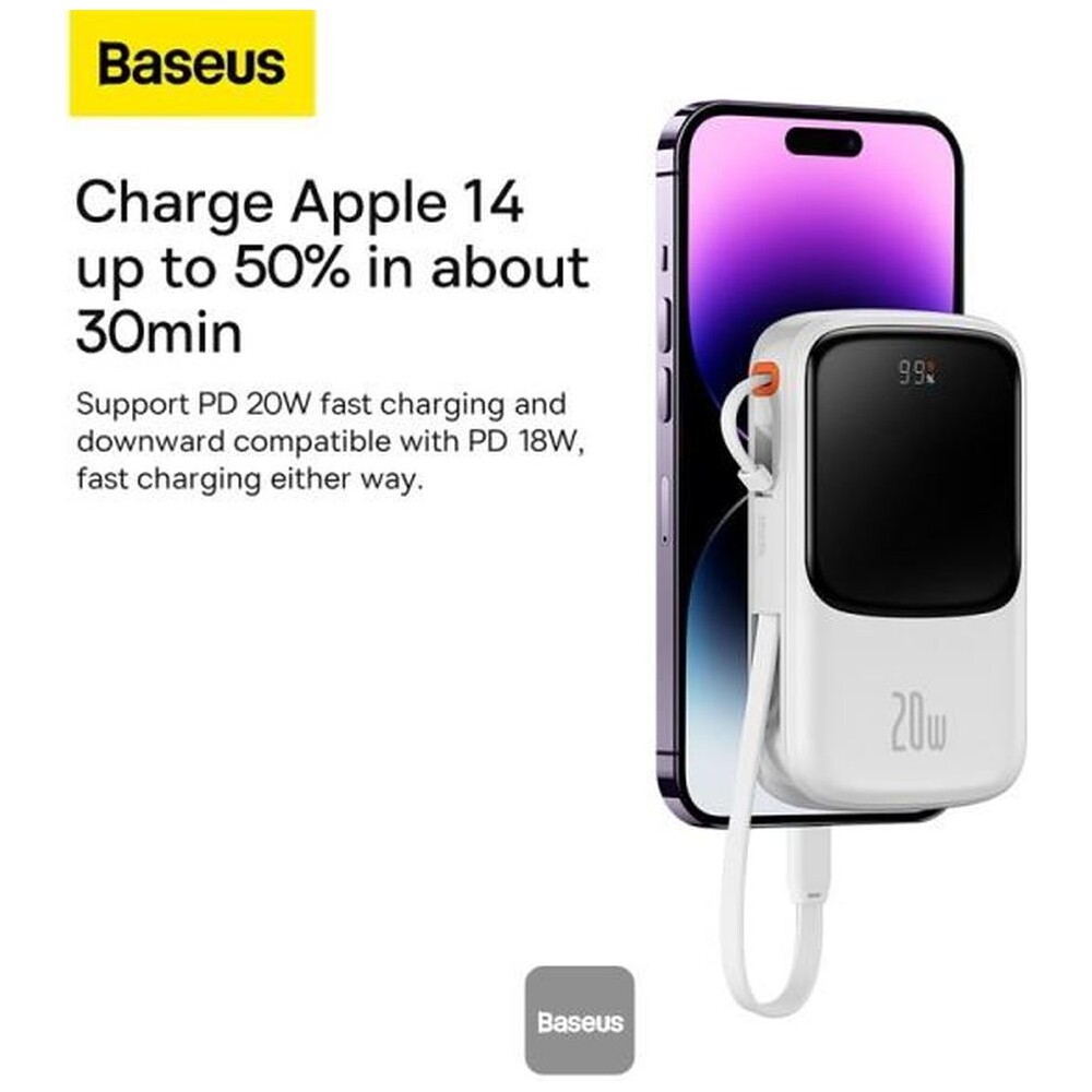 Baseus-Qpow-Pro-10000mAh-20W-s-kabelem-Lightning-bila