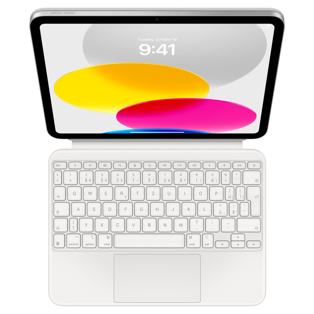 Apple-iPad-11-Magic-Keyboard-Folio-klavesnice-CZ-bila