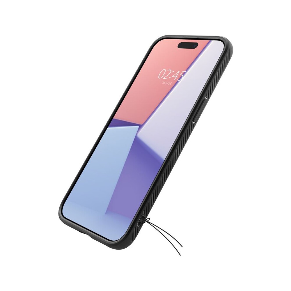 Spigen-Liquid-Air-kryt-iPhone-15-Pro-Max-matne-cerny