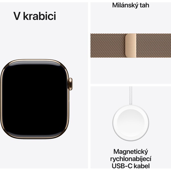 Apple-Watch-Series-11-Cellular-46mm-Zlaty-titan-se-zlatym-milanskym-tahem-S-M