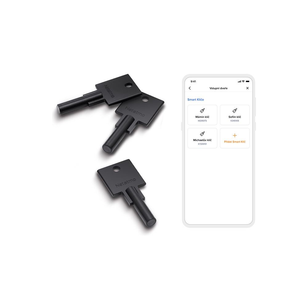 Netatmo-Doorlock-kit-3-keys-nahradni-klic-k-chytremu-zamku
