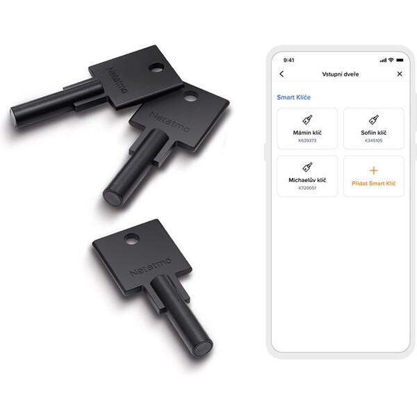 Netatmo-Doorlock-kit-3-keys-nahradni-klic-k-chytremu-zamku