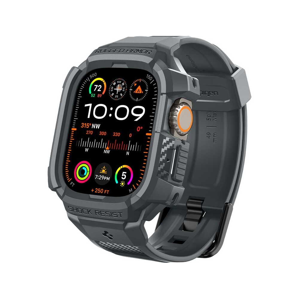 Spigen-Rugged-Armor-Pro-reminek-s-pouzdrem-Apple-Watch-Ultra-3-2-1-49mm-sedy