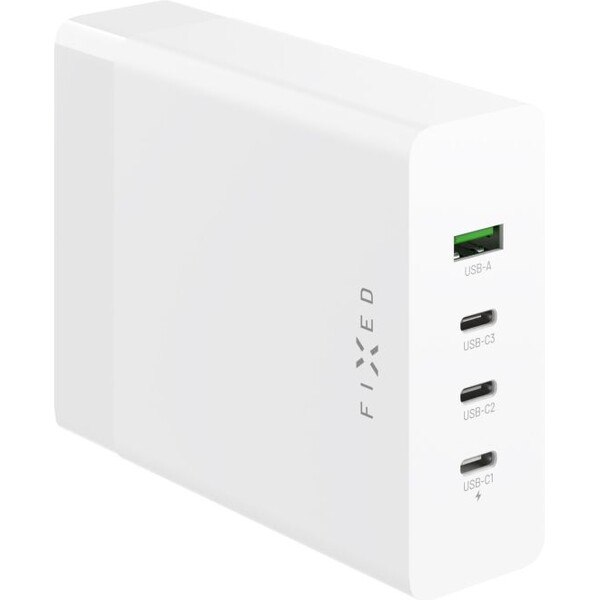 FIXED-Charging-Station-GaN-nabijeci-stanice-3x-USB-C-s-Power-Delivery-3-0-200W-bila