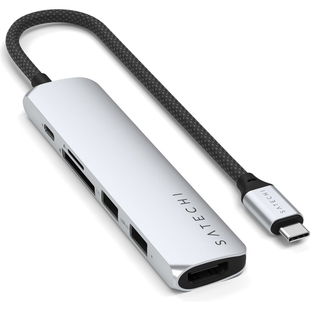Satechi-6v1-USB-C-Slim-viceportovy-adapter-stribrny
