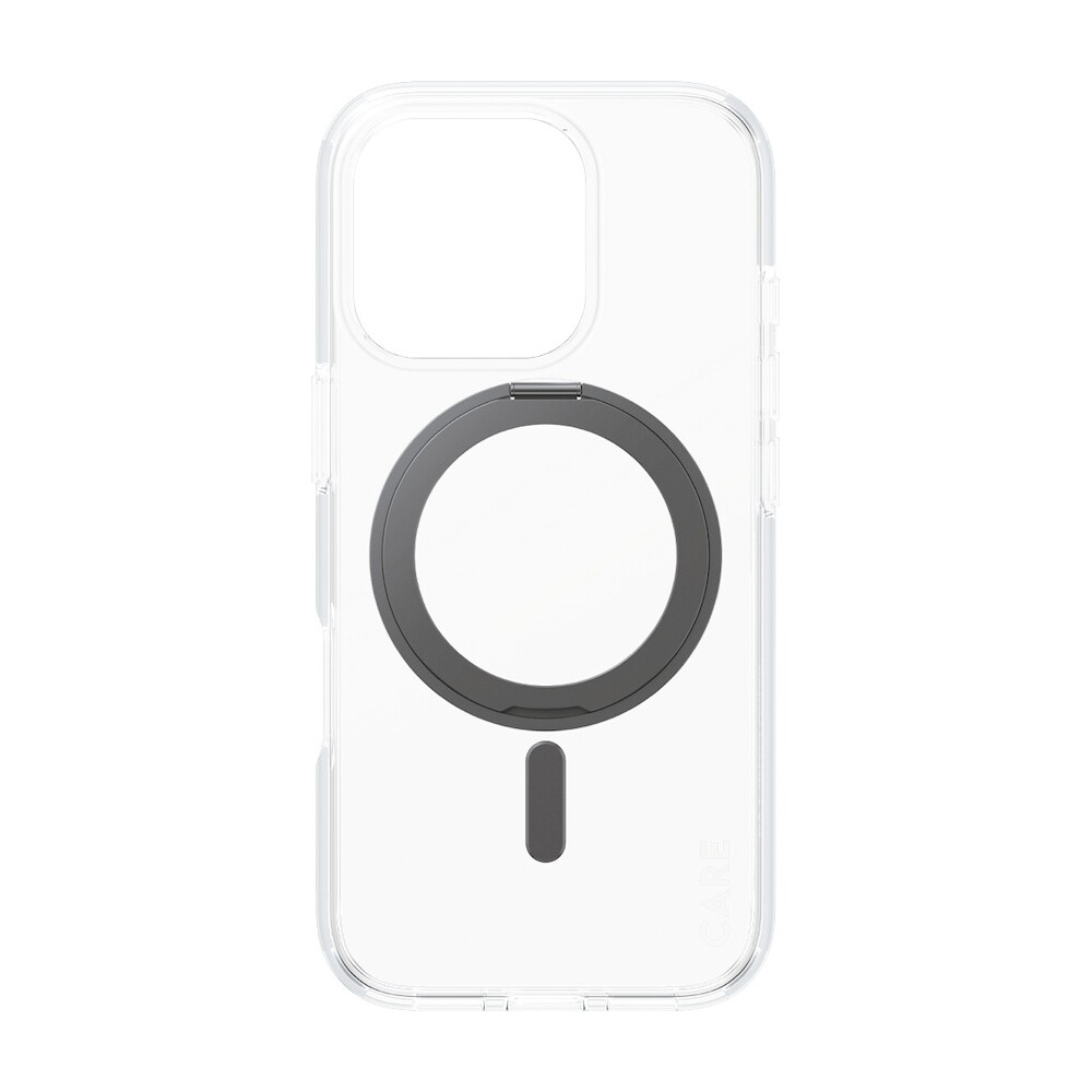 PanzerGlass-CARE-kryt-Apple-iPhone-16-Pro-MagSafe-KickStand-ciry-cerny