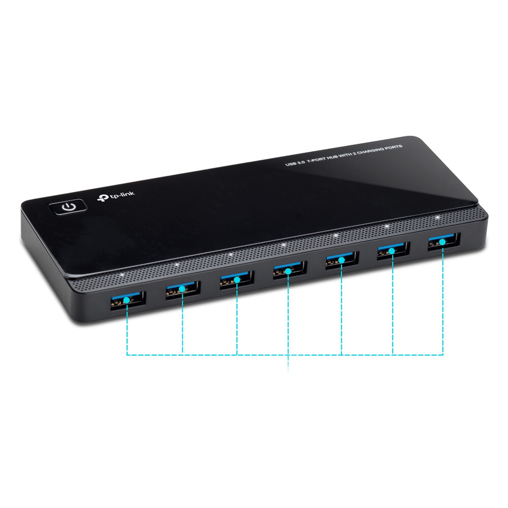 TP-Link-UH720-HUB-7v1-cerny