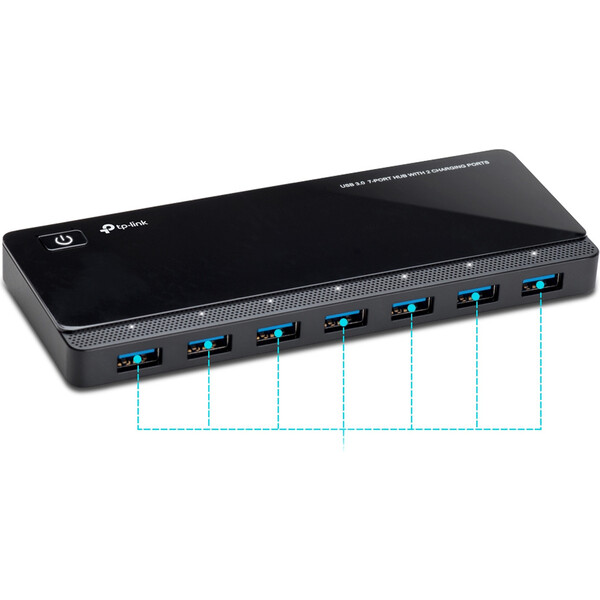 TP-Link-UH720-HUB-7v1-cerny